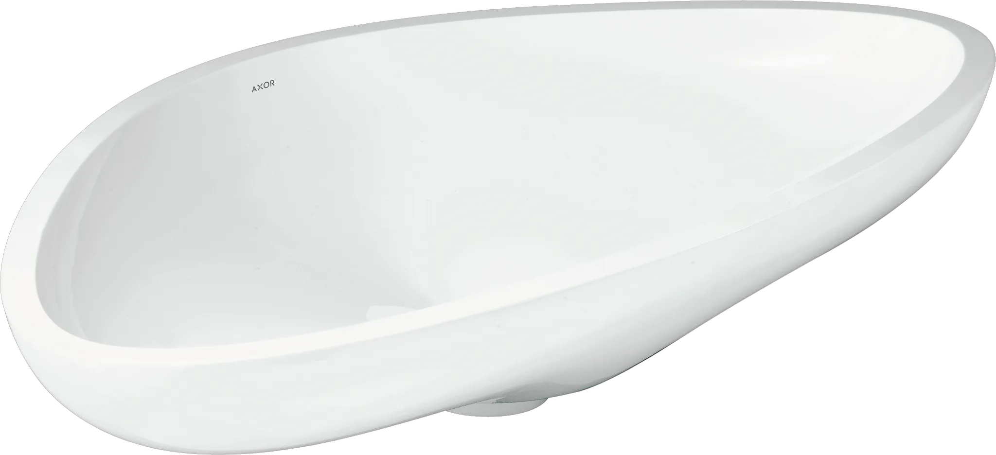 Hansgrohe Aufsatzwaschtisch AXOR Massaud, weiß, 800 x 450 mm