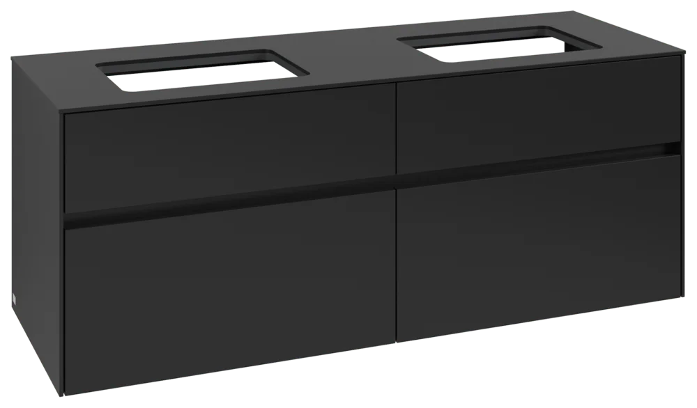 Villeroy & Boch Collaro Waschbeckenunterschrank C11900, 1400 x 548 x 500 mm, Volcano Black Villeroy & Boch Collaro Waschbeckenunterschrank C11900, 1400 x 548 x 500 mm, Volcano Black