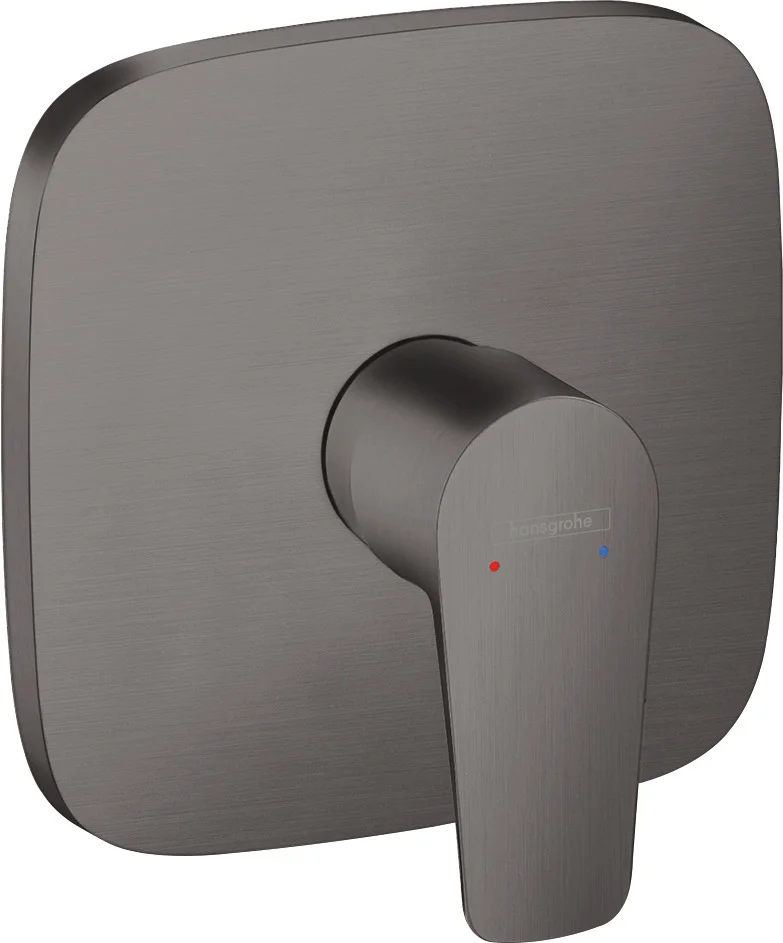 Hansgrohe Talis E Einhebel-Brausemischer Unterputz, Brushed Black Chrome, Keramikmischsystem, einstellbare Temperaturbegrenzung, Durchflussklasse B Hansgrohe Talis E Einhebel-Brausemischer Unterputz, Brushed Black Chrome, Keramikmischsystem, einstellbare Temperaturbegrenzung, Durchflussklasse B