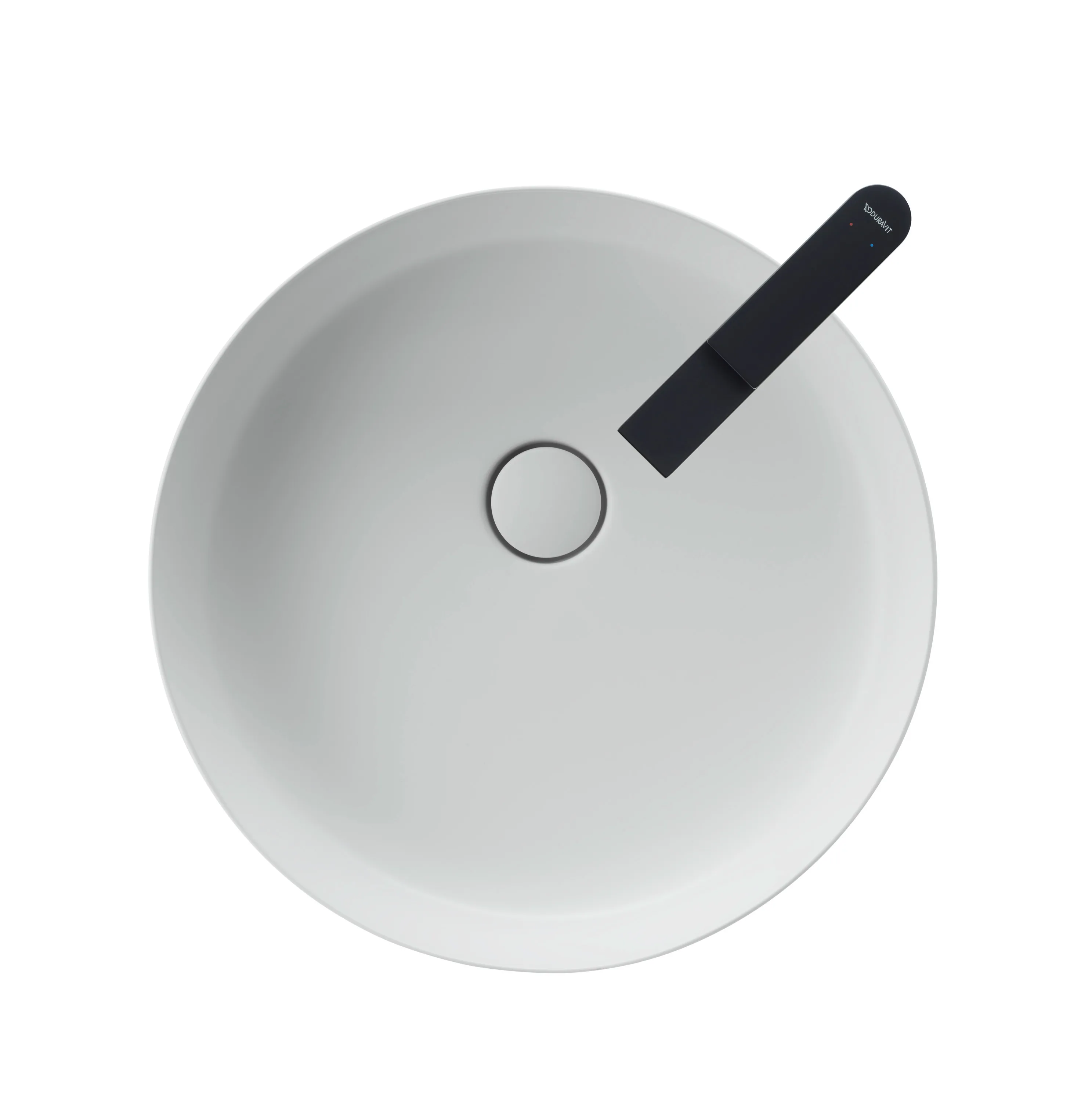 Einhand-Waschtischarmatur „Tulum by Starck“ Ausladung 155 mm in Schwarz (matt)