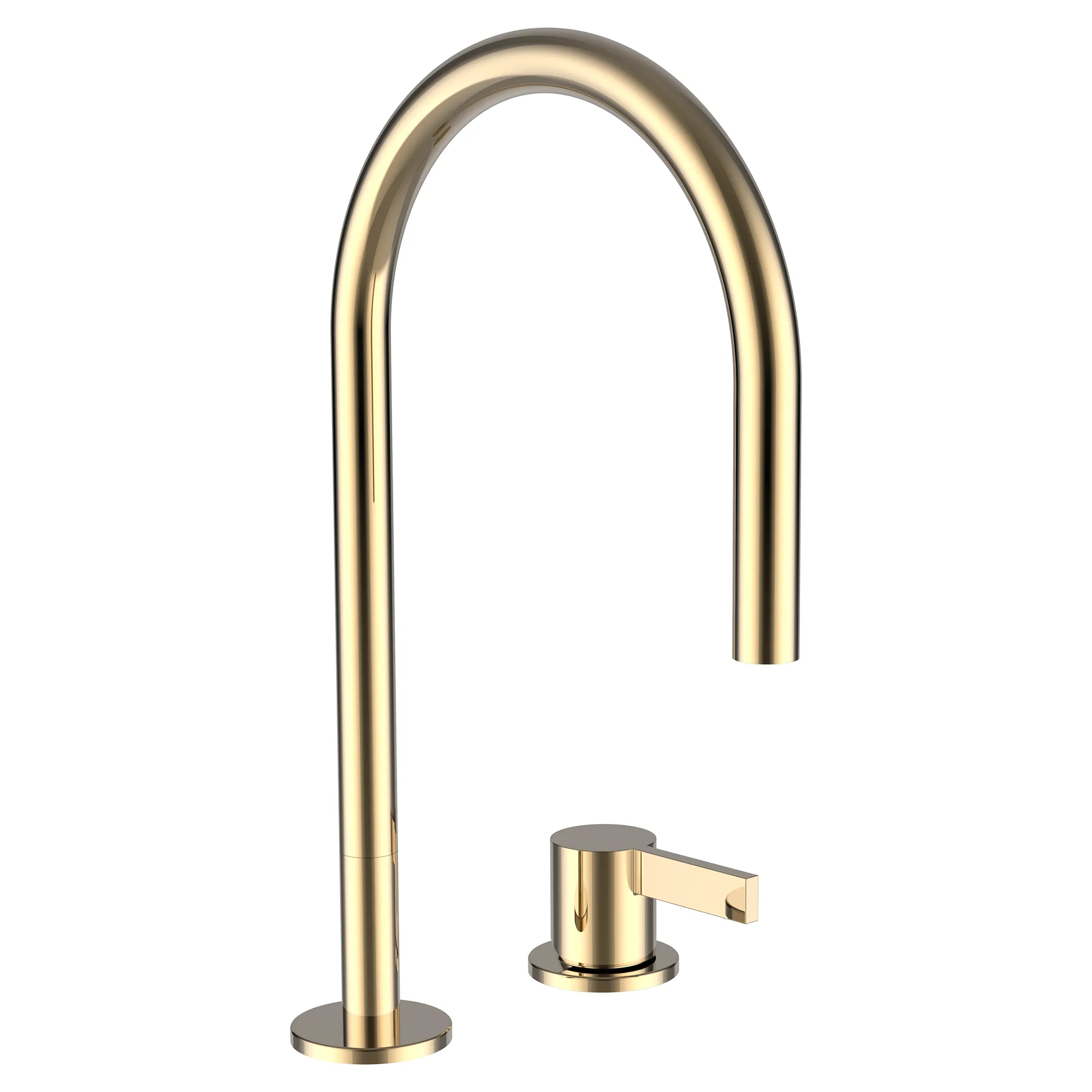 2-Loch-Waschtischmischer Kartell Schwenkauslauf Ausladung 166 mm ohne Ablaufventil PVD Gold 2-Loch-Waschtischmischer Kartell Schwenkauslauf Ausladung 166 mm ohne Ablaufventil PVD Gold