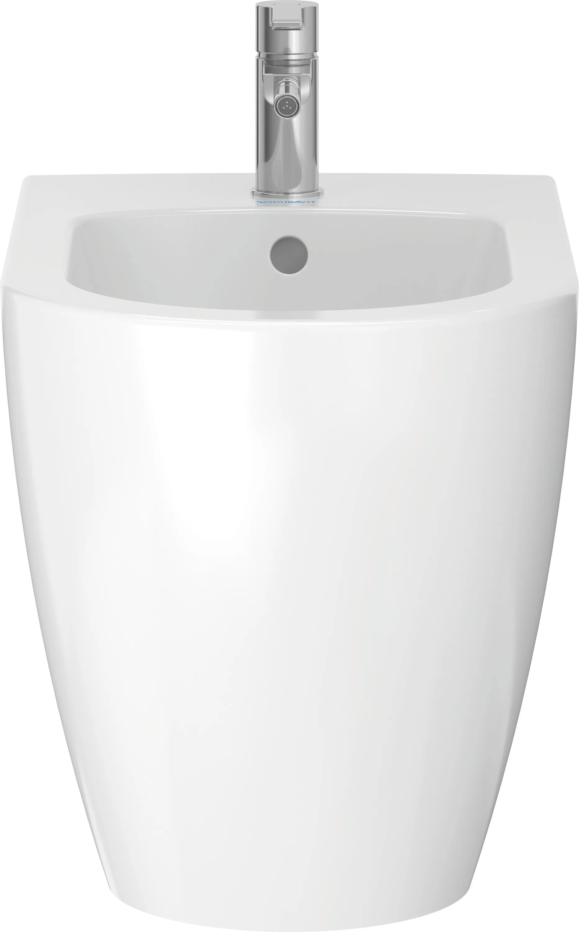 Duravit Stand-Bidet back to wall „ME by Starck“, Befestigung sichtbar 37 × 60 × 40 cm in Weiß Hochglanz