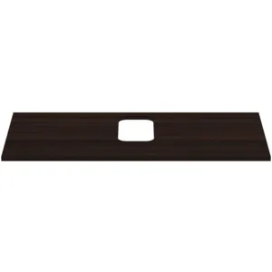 Waschtischplatte i.life B mittiger Ausschnitt für ein Wand-Waschtisch 1002x507x18mm Weiß matt