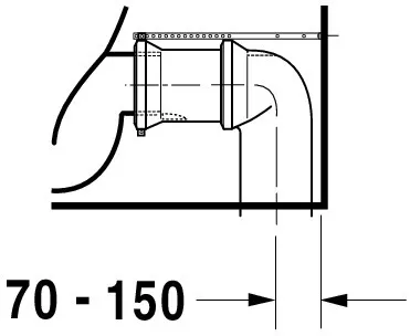 Stand-WC Big Toilet Starck 3 740 mm Tiefspüler,f.SPK,Abg.Vario,weiß,HYG