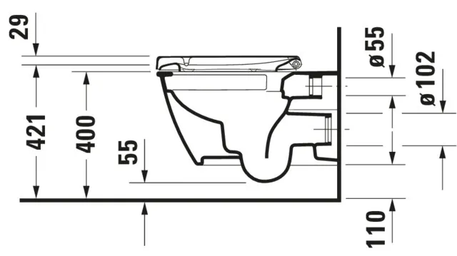 Duravit WC-Sitz „DarlingNew“ 37,1 × 45,9 × 4,2 cm