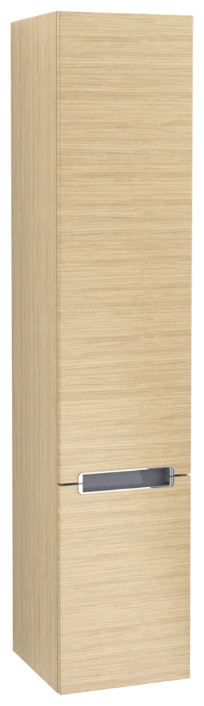 Villeroy & Boch Subway 2.0 Hochschrank, eckig, Nordic Oak, 350x1650x370mm, 2 Türen, SoftClosing
