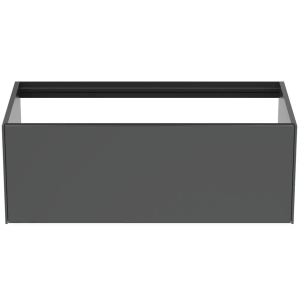 Ideal Standard Waschtischunterschrank Conca, 1 Auszug, anthrazit Ideal Standard Waschtischunterschrank Conca, 1 Auszug, anthrazit