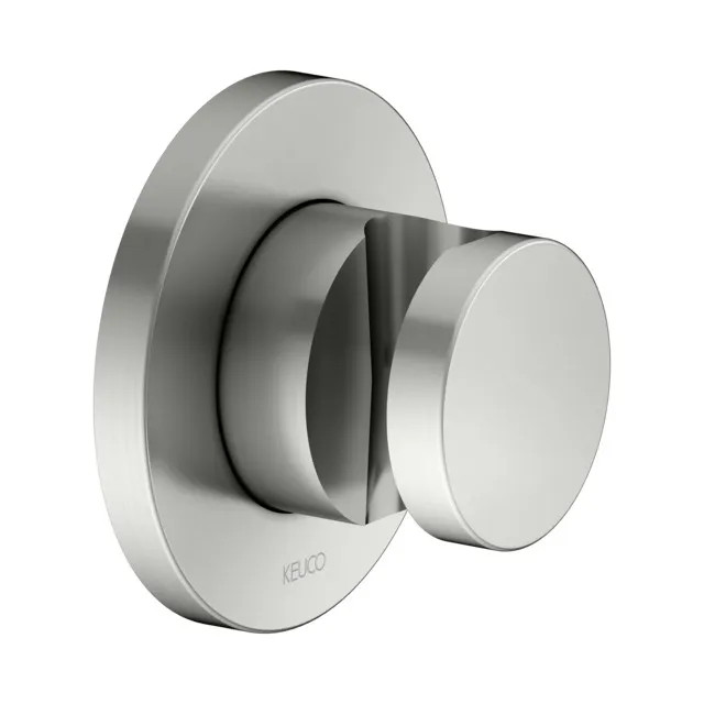 KEUCO IXMO Brausehalter rund Edelstahl-finish