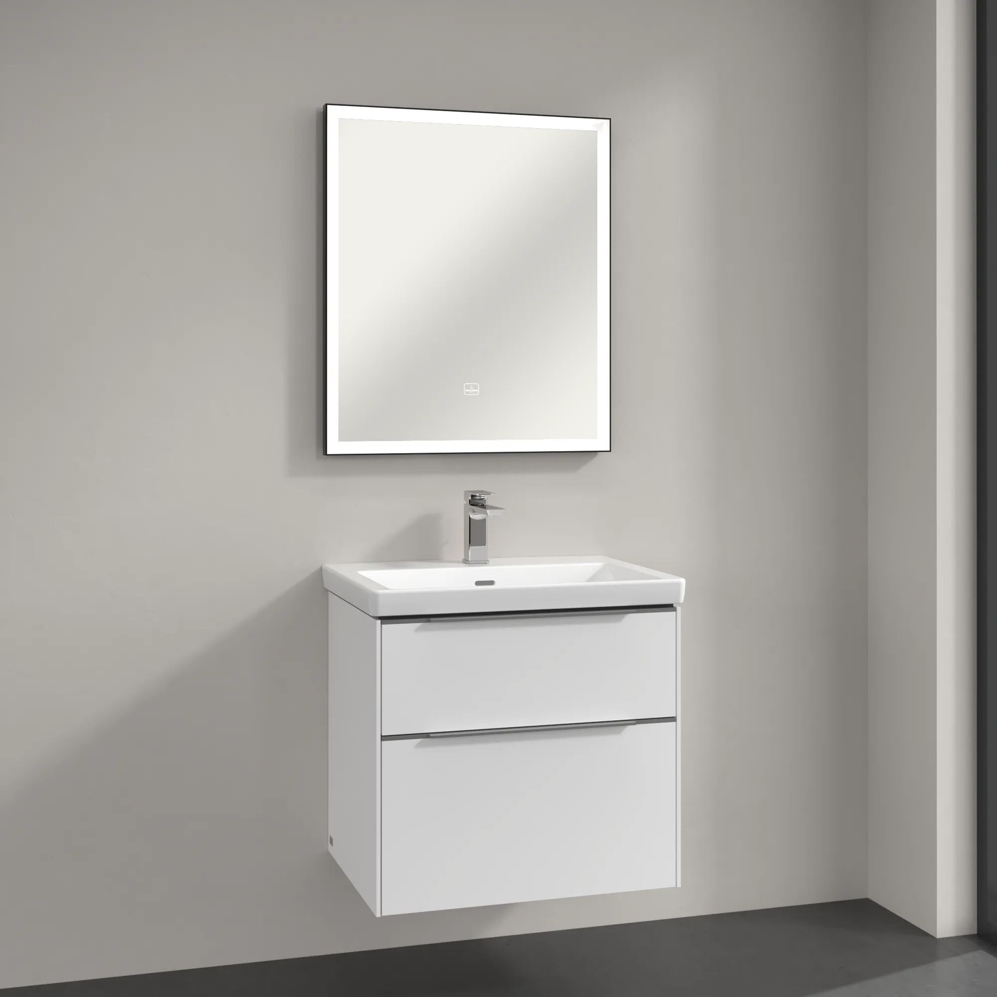 Villeroy & Boch Spiegel „Subway 3.0“ 650 × 750 mm in BiColour (Black Matt, White Matt) Villeroy & Boch Spiegel „Subway 3.0“ 650 × 750 mm in BiColour (Black Matt, White Matt)