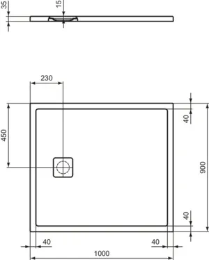 Ideal Standard Duschwanne „UltraFlatEvo“ Ideal Standard Duschwanne „UltraFlatEvo“