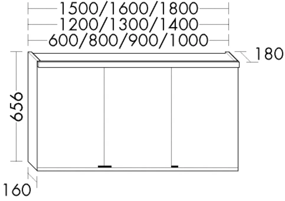 Spiegelschrank Sys30 von burgbad – 180 mm tief, 600 mm breit, 656 mm hoch mit LED-Beleuchtung und Glasböden Spiegelschrank Sys30 von burgbad – 180 mm tief, 600 mm breit, 656 mm hoch mit LED-Beleuchtung und Glasböden