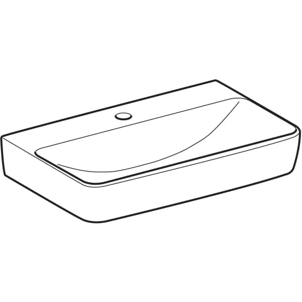 Waschbecken „Renova“, Hahnlochposition mittig Waschbecken „Renova“, Hahnlochposition mittig