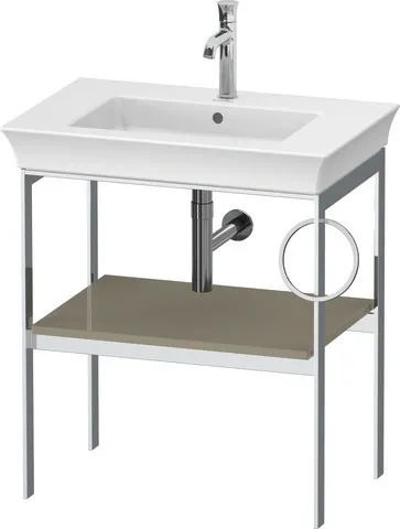 Duravit Konsole „White Tulip“ in Steingrau Hochglanz