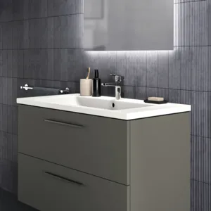 Ideal Standard Waschtischunterschrank „i.lifeB“ 100 × 63 × 50,5 cm Quarzgrau matt