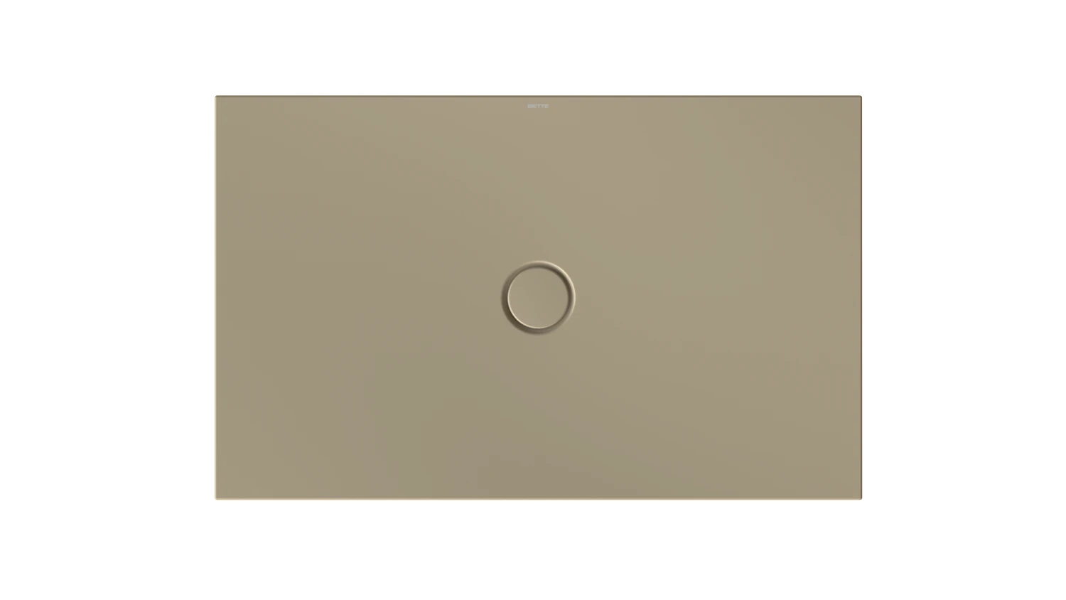 Bette rechteck Duschwanne „BetteFloor“ 1200 × 750 mm ohne Oberflächenbeschichtung, mit BetteGlasur Plus, ohne Wannenträger, in Hazel