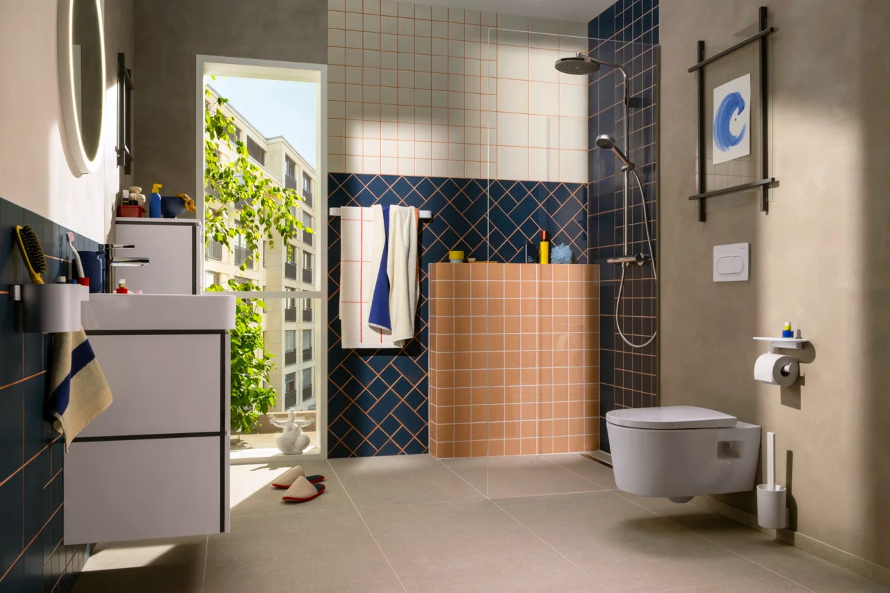 Hansgrohe Activera S Showerpipe 240 1jet EcoSmart mit Ecostat Fine Varia, Chrom Hansgrohe Activera S Showerpipe 240 1jet EcoSmart mit Ecostat Fine Varia, Chrom