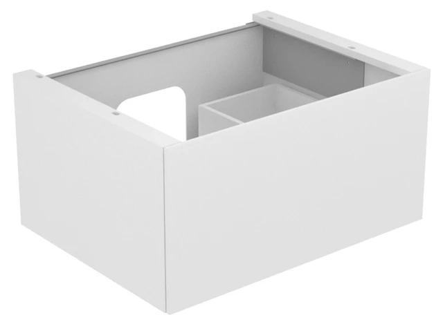 KEUCO Waschtischunterschrank mit Auszug „Edition 11“ Weiß (Lack, hochglanz), Weiß (Lack, hochglanz), Becken mittig, ohne Beleuchtung 700 × 350 × 535 mm KEUCO Waschtischunterschrank mit Auszug „Edition 11“ Weiß (Lack, hochglanz), Weiß (Lack, hochglanz), Becken mittig, ohne Beleuchtung 700 × 350 × 535 mm