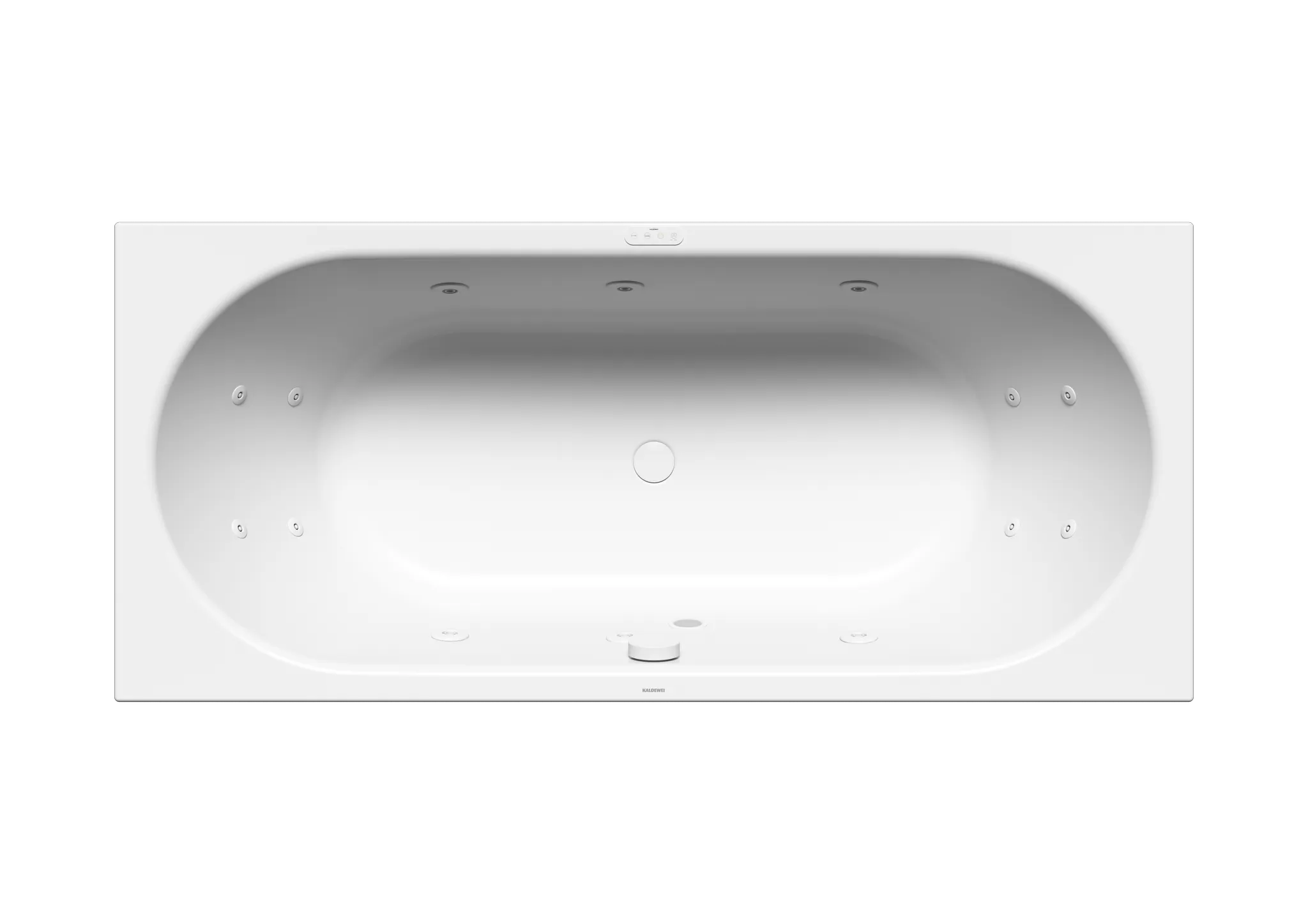 Kaldewei Whirlwanne „Classic Duo“ 180 × 80 cm, rechts mit Aquamassage Full Body, in schwarz matt Kaldewei Whirlwanne „Classic Duo“ 180 × 80 cm, rechts mit Aquamassage Full Body, in schwarz matt