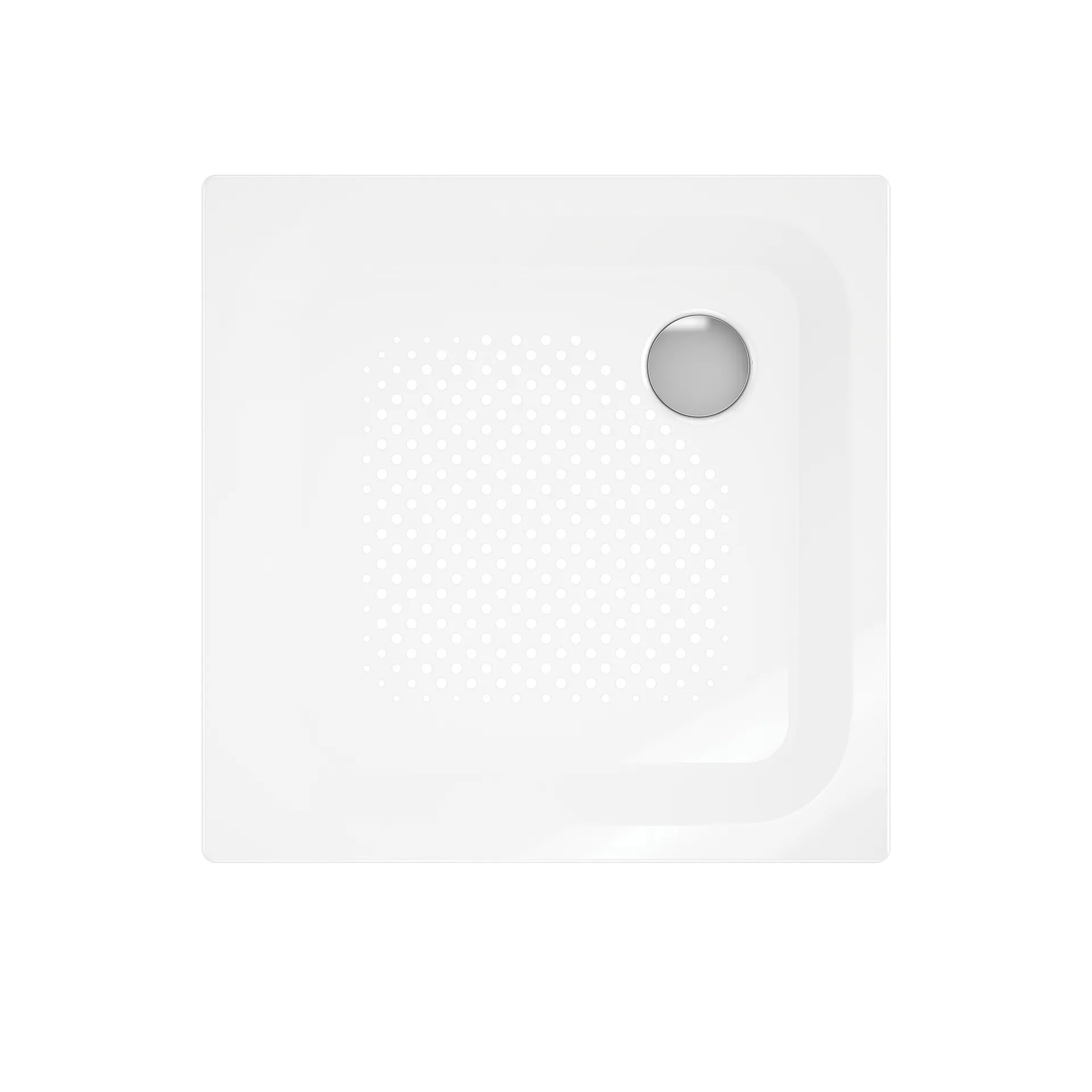 Laufen Duschwanne „PLATINA“ 800 × 800 mm mit Antislip, in Weiß