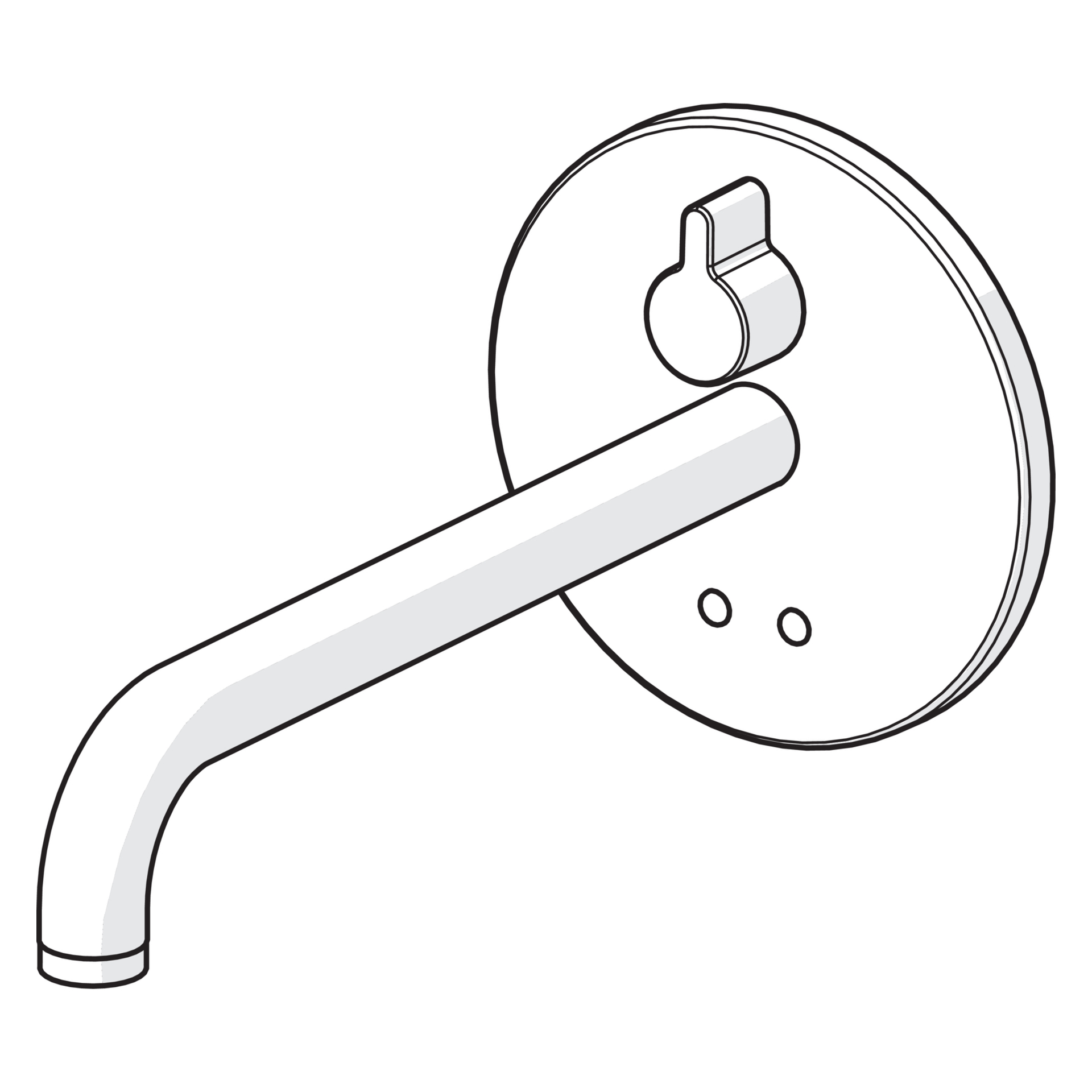 Hansa Waschtischarmatur, elektronisch „Electra“ Ausladung 310 mm in Chrom Hansa Waschtischarmatur, elektronisch „Electra“ Ausladung 310 mm in Chrom