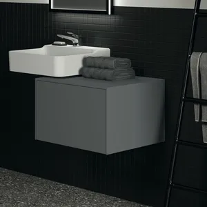 Ideal Standard Conca Waschtischunterschrank, Anthrazit matt, 1 Auszug, Push-Open mit Softclose-Einzug, 602x505x370 mm Ideal Standard Conca Waschtischunterschrank, Anthrazit matt, 1 Auszug, Push-Open mit Softclose-Einzug, 602x505x370 mm