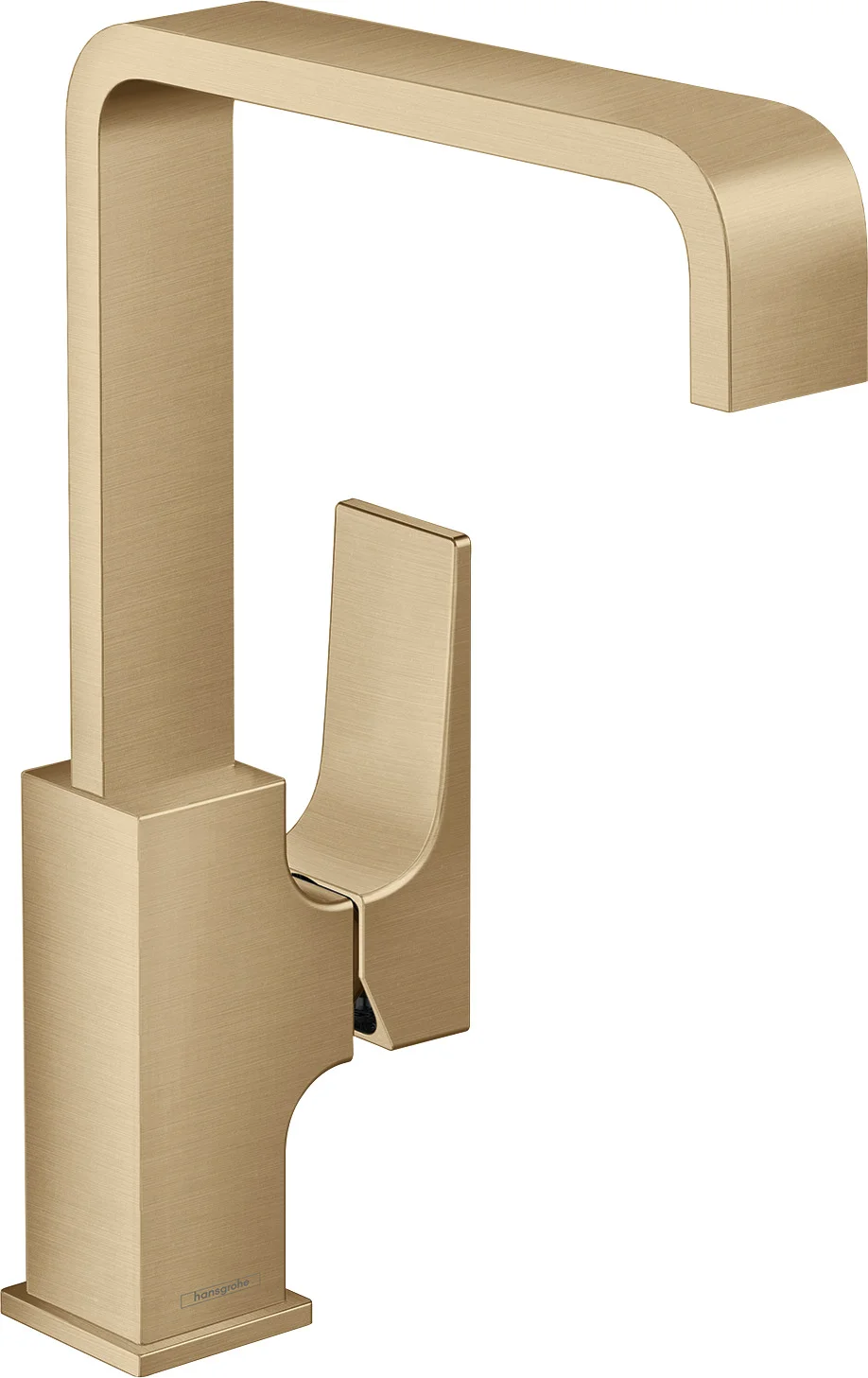 Hansgrohe Metropol Einhebel-Waschtischmischer 230 BBR, Brushed Bronze, Ausladung 165 mm, Auslaufhöhe 226 mm, Push-Open Ablaufgarnitur
