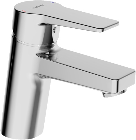 Einhand-Waschtischarmatur „Twist“ Ausladung 121 mm in Chrom Einhand-Waschtischarmatur „Twist“ Ausladung 121 mm in Chrom