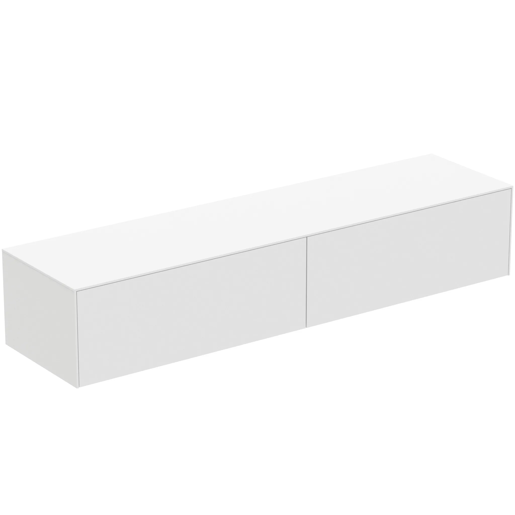 Ideal Standard Waschtischunterschrank „Conca“ 198,7 × 37 × 50,5 cm Weiß matt lackiert