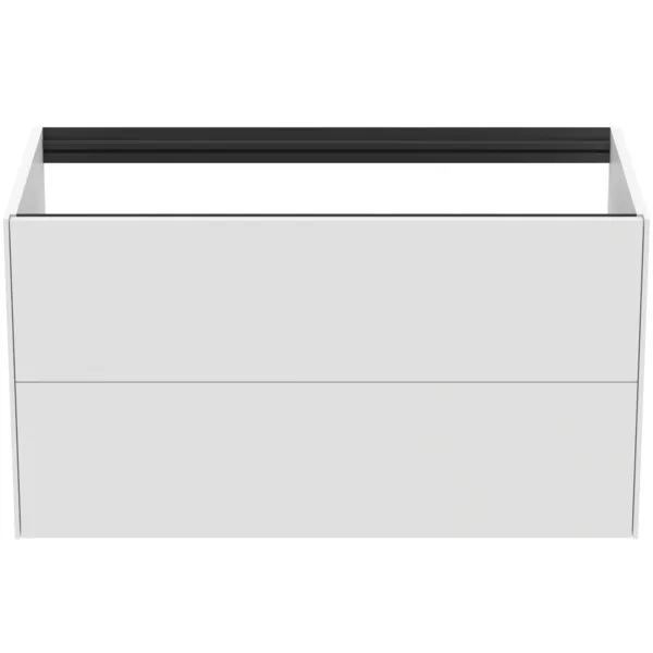 Ideal Standard Waschtischunterschrank Conca, 2 Auszüge, ohne Platte, 1000x505x540mm, Weiß Ideal Standard Waschtischunterschrank Conca, 2 Auszüge, ohne Platte, 1000x505x540mm, Weiß