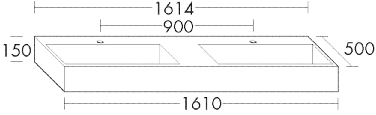 burgbad Crono Mineralguss-Waschtisch Alpinweiss burgbad Crono Mineralguss-Waschtisch Alpinweiss