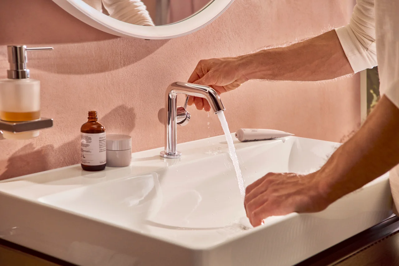Hansgrohe Xelu Q Waschtisch, weiß, 800x480 mm, wandhängend, mit Hahnloch, ohne Überlauf, SmartClean Glasur