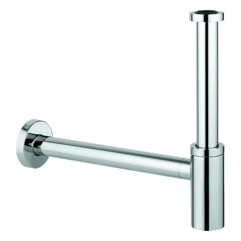 Geruchsverschluss 1 1/4'' 28912, für Waschtische, Messing, große Schubrosette, chrom Geruchsverschluss 1 1/4'' 28912, für Waschtische, Messing, große Schubrosette, chrom