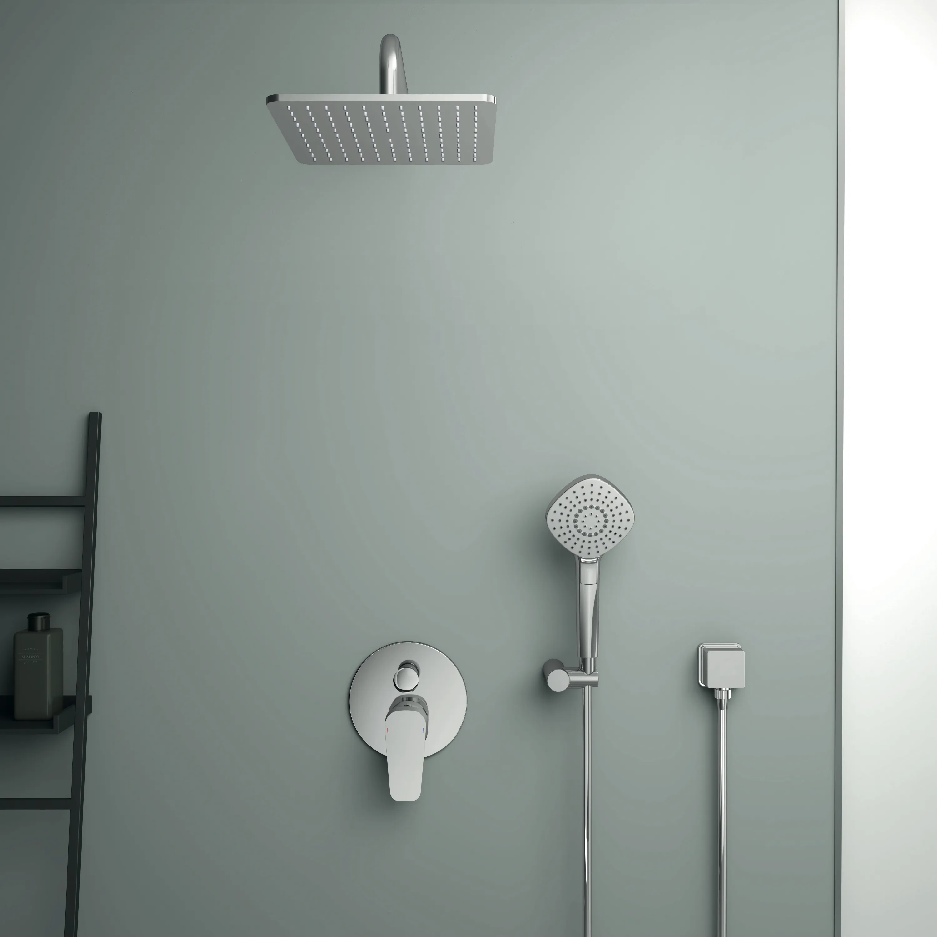 Ideal Standard IdealRain Wandanschluss 400mm Chrom Ideal Standard IdealRain Wandanschluss 400mm Chrom