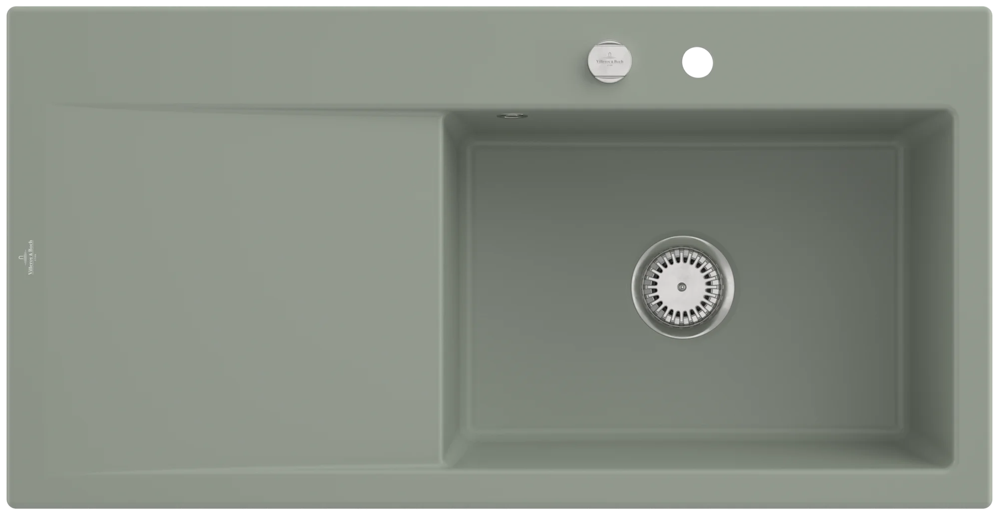 Villeroy & Boch Einbauspüle Subway Style 60 1000x510mm Keramik Morning Green CeramicPlus