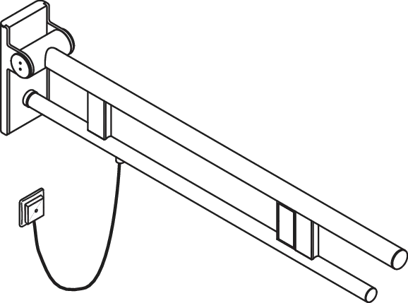 HEWI Stützklappgriff „System 900“