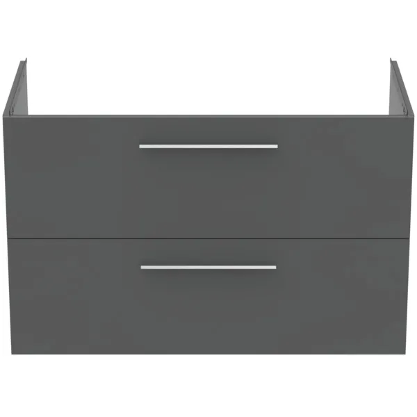 Möbelwaschtischunterschrank i.life B 2 Auszüge Siphonausschnitt auf der linken Seite 1000x505x630mm Weiß matt Möbelwaschtischunterschrank i.life B 2 Auszüge Siphonausschnitt auf der linken Seite 1000x505x630mm Weiß matt