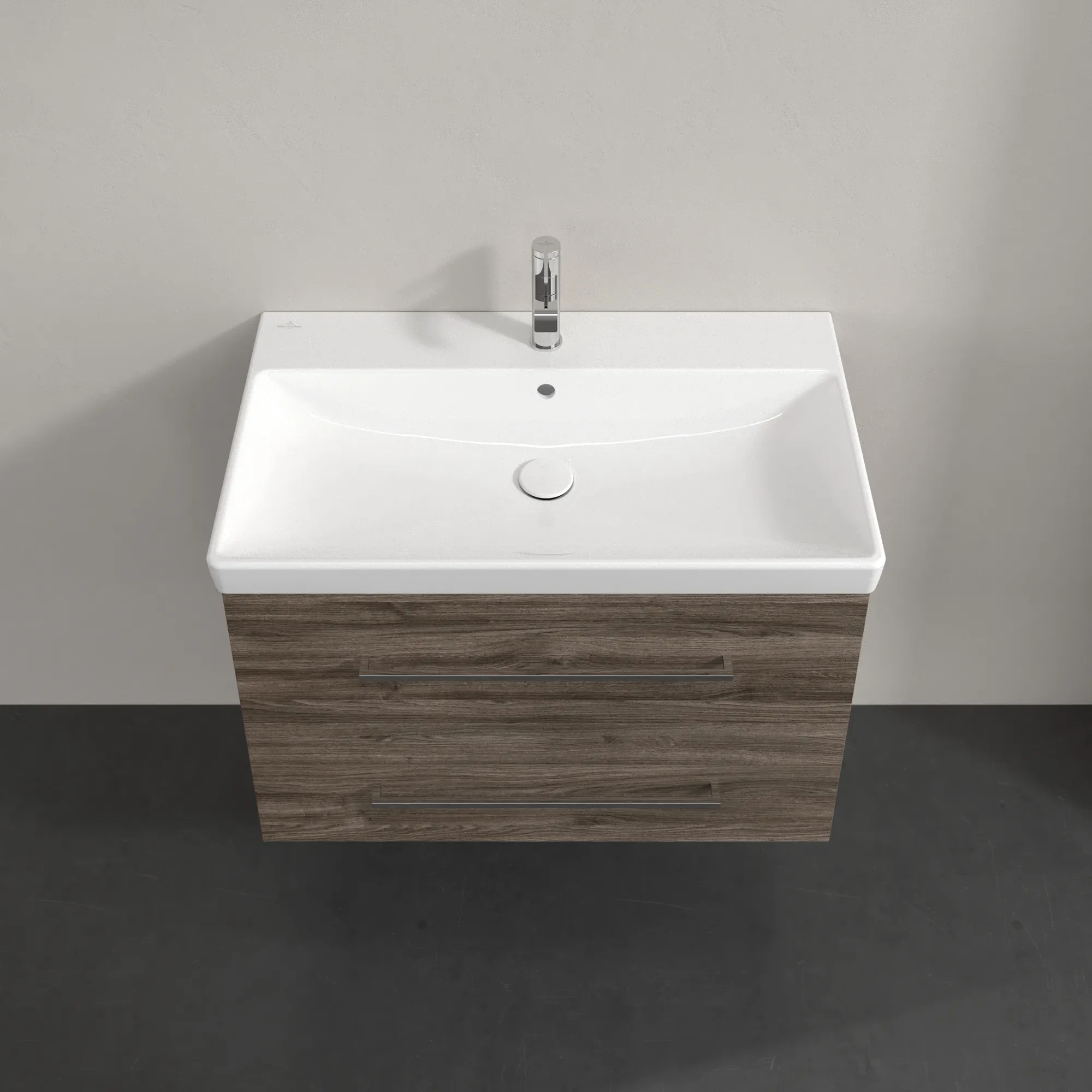 Villeroy & Boch Waschtischunterschrank „Avento“ für Schrankwaschtisch 780 × 514 × 452 mm Stone Oak, Soft Closing