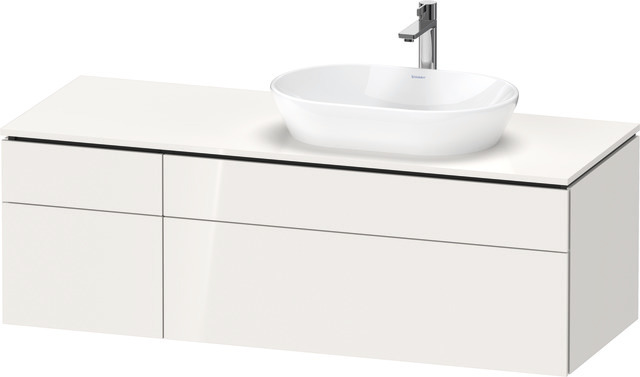 Duravit Waschtischunterschrank wandhängend „L-Cube“ 142 × 48,2 × 55 cm