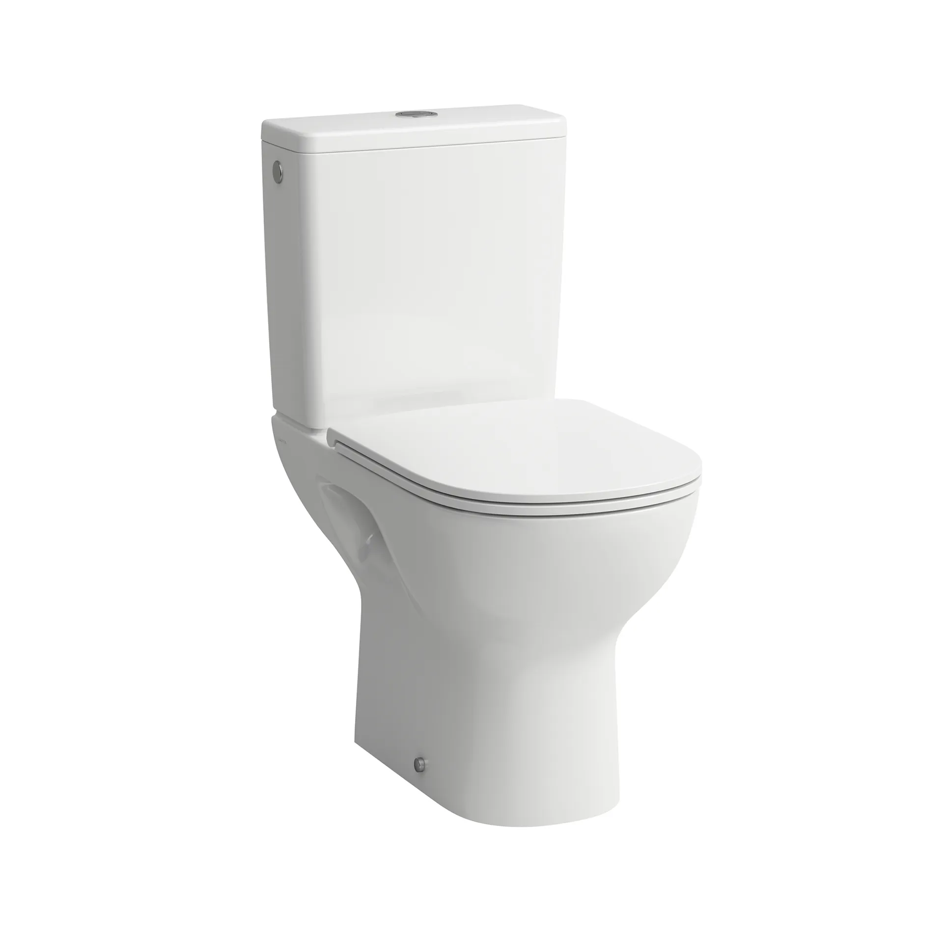 Laufen Stand-Tiefspül-WC Keramikhohe 43 cm „Lua“ 360 × 420 × 650 mm in Weiß, Abgang waagerecht, ohne Spülrand Laufen Stand-Tiefspül-WC Keramikhohe 43 cm „Lua“ 360 × 420 × 650 mm in Weiß, Abgang waagerecht, ohne Spülrand