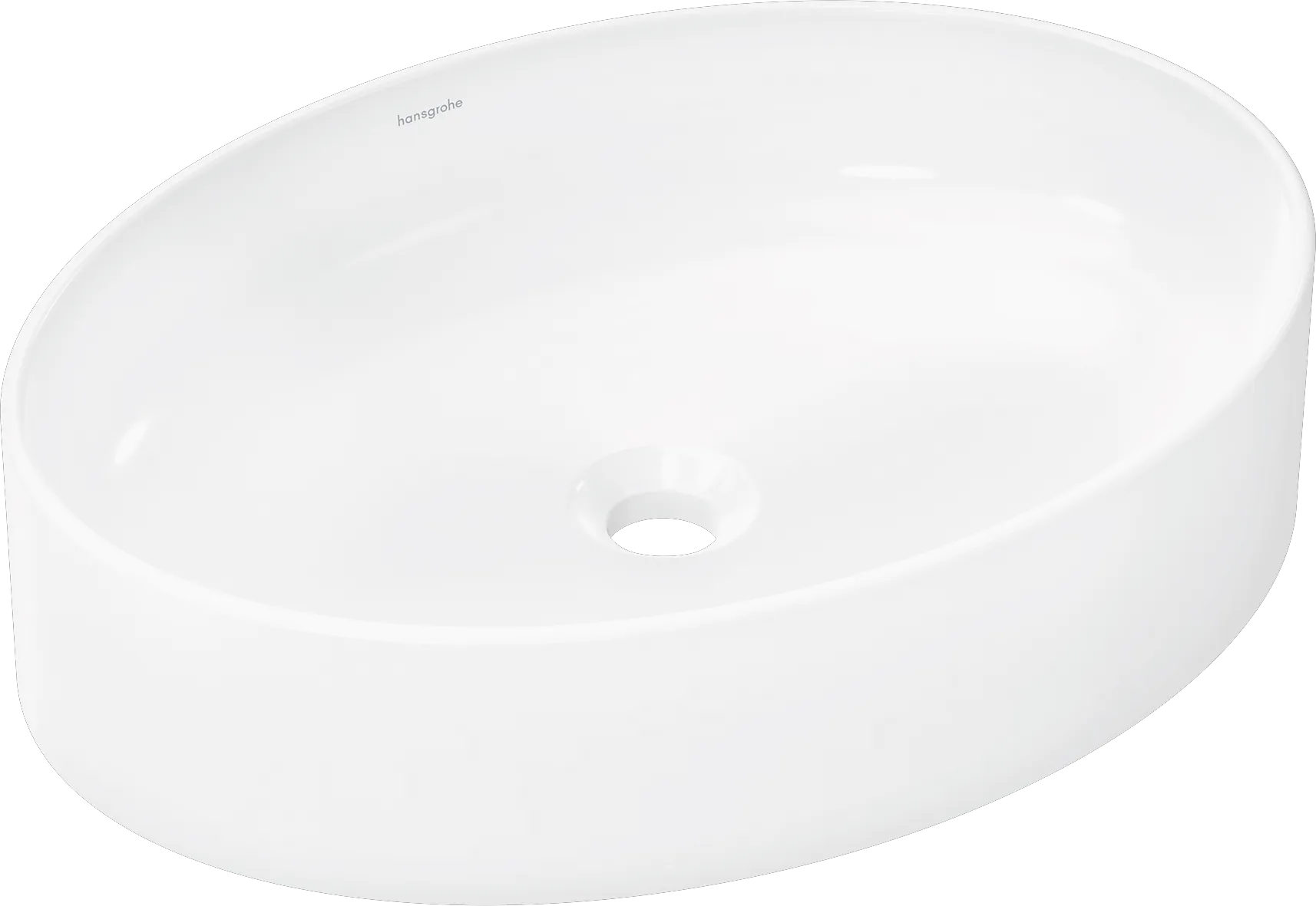 Hansgrohe Xuniva D Aufsatzwaschtisch 550⁄400, Weiß Hansgrohe Xuniva D Aufsatzwaschtisch 550⁄400, Weiß