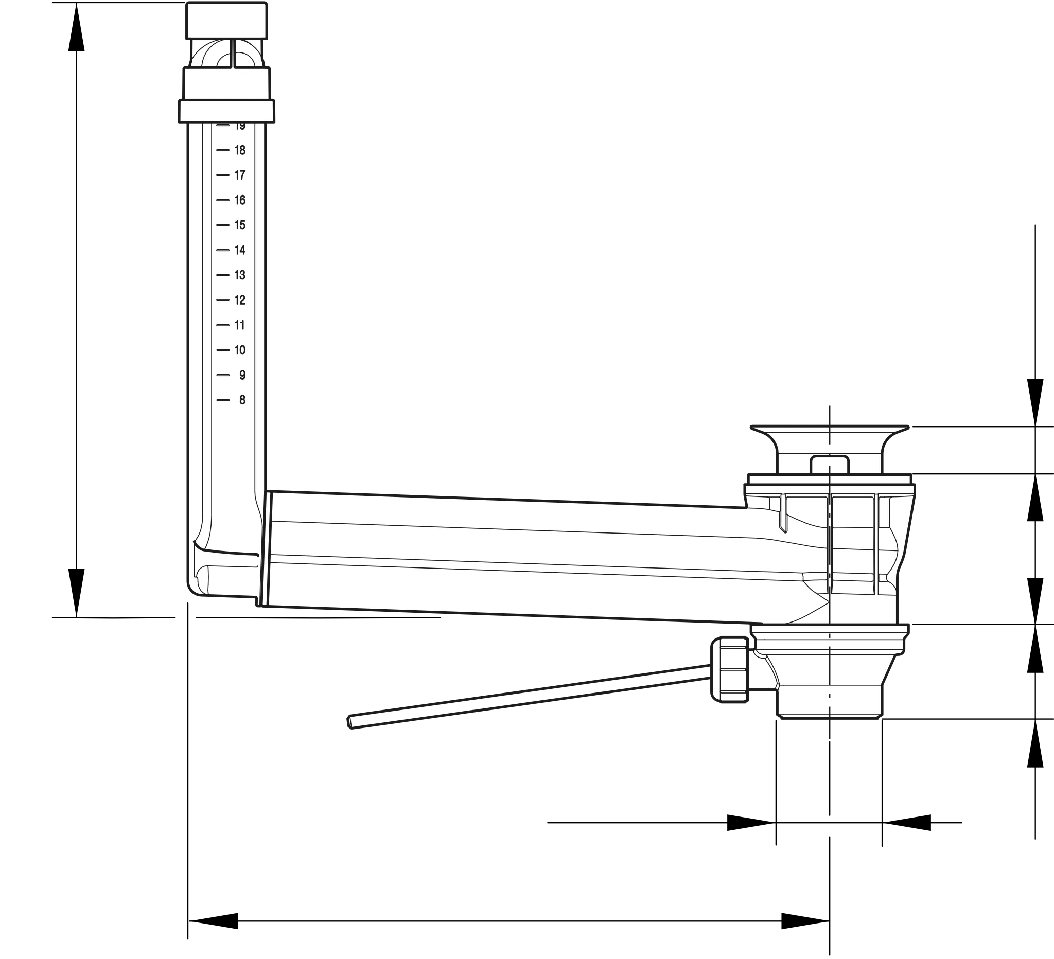 Armaturenzubehör Ab- und Überlaufgarnitur CLOU für EHM mit Zugstange verchromt Armaturenzubehör Ab- und Überlaufgarnitur CLOU für EHM mit Zugstange verchromt
