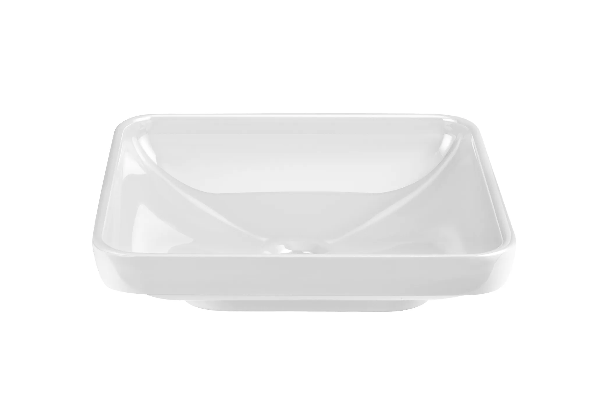 VitrA Water Jewels Aufsatzschale 59 x 39 cm rechteckig Weiß Hochglanz