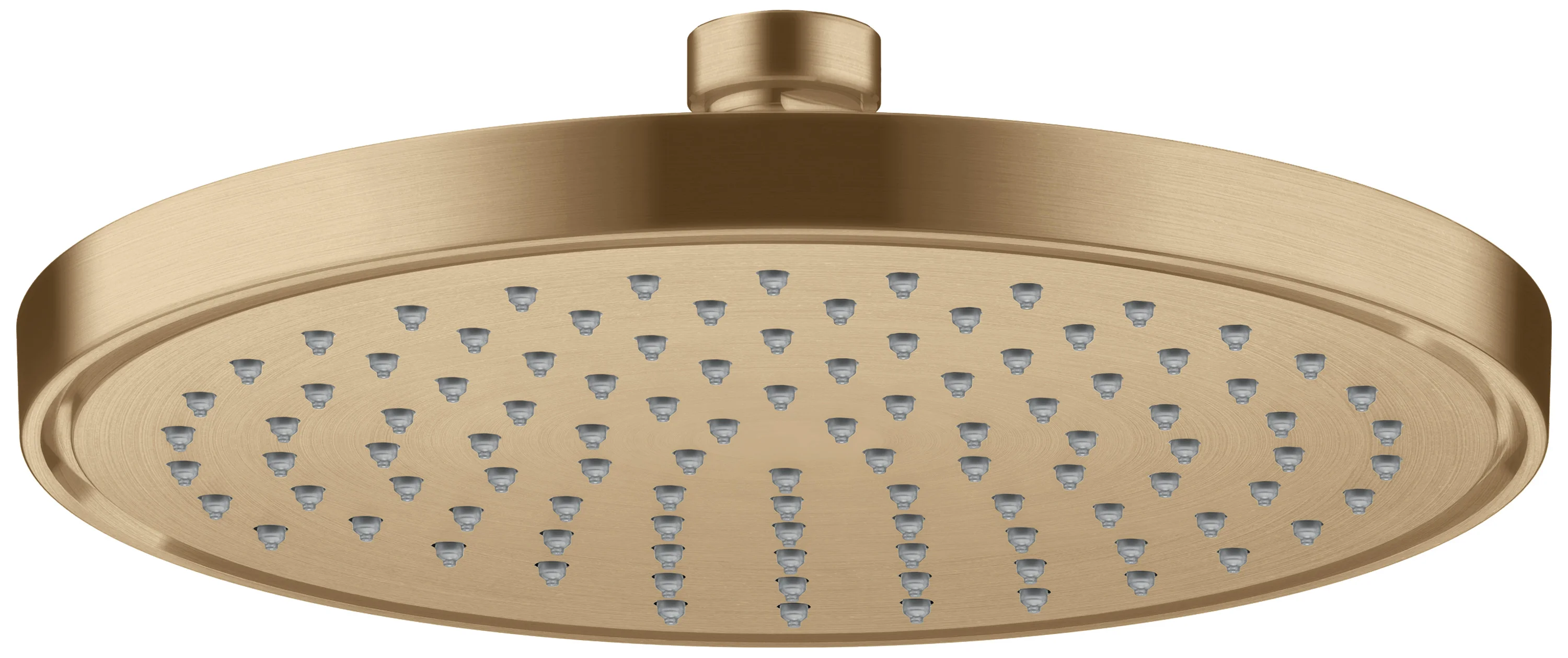 Hansgrohe AXOR ShowerSolutions Kopfbrause 220 1jet EcoSmart Brushed Bronze, 220 mm, verstellbarer Winkel, abnehmbar zur Reinigung, G 1/2 Anschluss