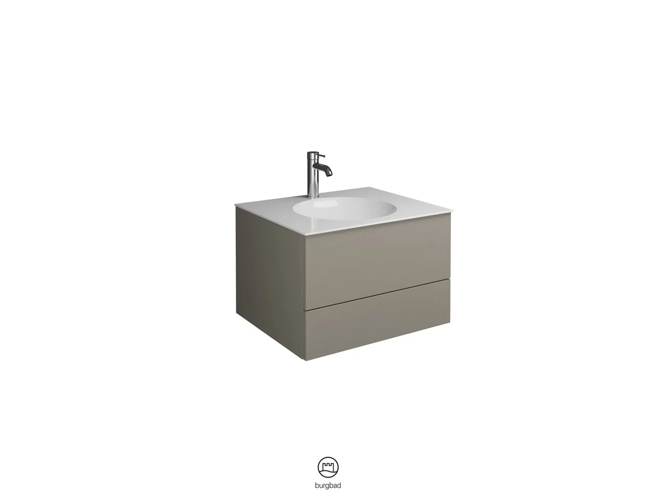 burgbad Badmöbelset „Coco“ in Sand Solid Matt