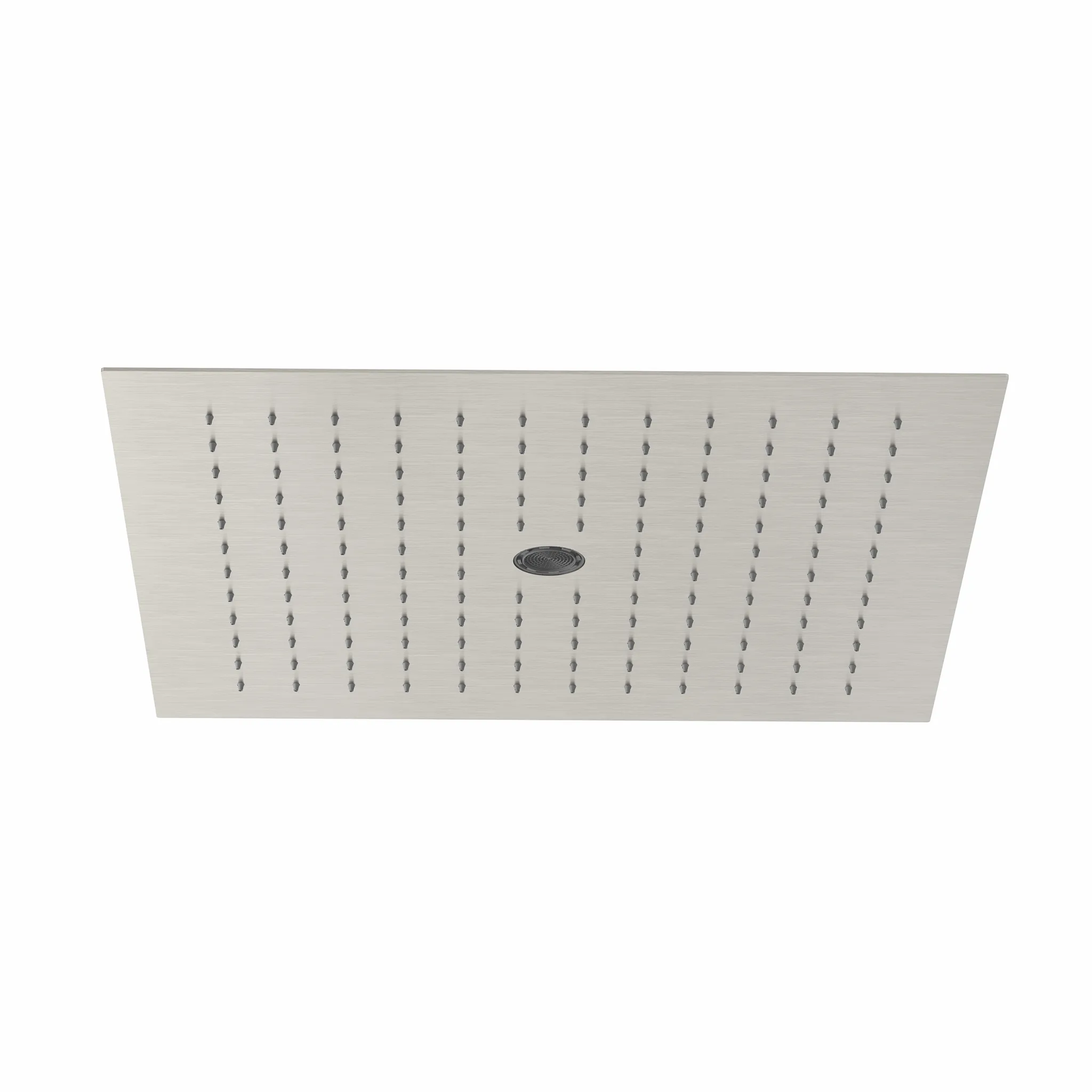 Kludi-ASANA Kopfbrause 440 x 440 mm, Stainless Brushed Nickel, Regen- & Laminarstrahl, 15 l/min, G1/2 Anschluss, Deckeneinbau