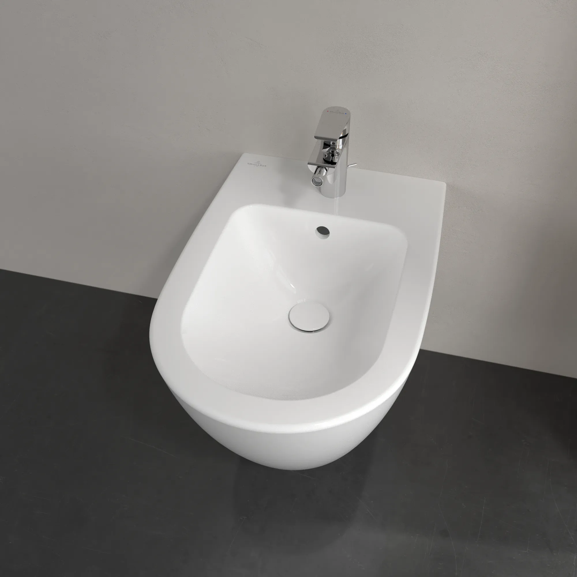 Villeroy & Boch Bidet „Subway 2.0“, Befestigung verdeckt, mit Hahnlochbohrung 370 × 565 × 280 mm in Weiß Alpin Villeroy & Boch Bidet „Subway 2.0“, Befestigung verdeckt, mit Hahnlochbohrung 370 × 565 × 280 mm in Weiß Alpin
