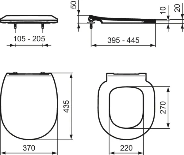 Ideal Standard WC-Sitz „Connect“