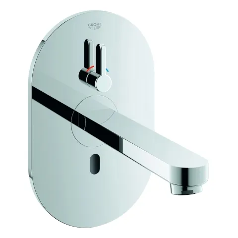 Infrarot-Elektronik für Waschtisch Eurosmart CE 36315, mit Mischung, Fertigmontageset für UP-Einbaukasten 36 339 001, mit Steckertrafo 100-230 V AC, 50-60 Hz, 6 V DC, Ausladung 170 mm, chrom Infrarot-Elektronik für Waschtisch Eurosmart CE 36315, mit Mischung, Fertigmontageset für UP-Einbaukasten 36 339 001, mit Steckertrafo 100-230 V AC, 50-60 Hz, 6 V DC, Ausladung 170 mm, chrom