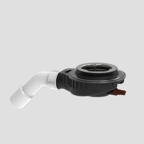 Funktionseinheit 824/90 waagerecht mit Kriechwasseranschluss Hoehe 60mm
