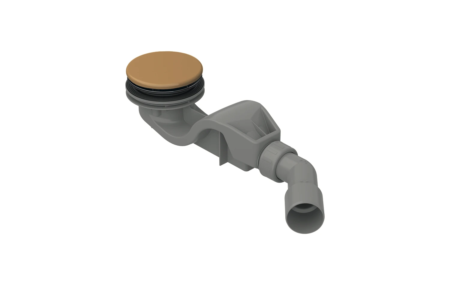 Bette Ablaufgarnitur BetteSolid 50 curry Antirutsch Pro - seitlich, 0,6 l/s, Ab- und Überlauf, Duschwanne/Duschfläche, 415x120x68 mm Bette Ablaufgarnitur BetteSolid 50 curry Antirutsch Pro - seitlich, 0,6 l/s, Ab- und Überlauf, Duschwanne/Duschfläche, 415x120x68 mm